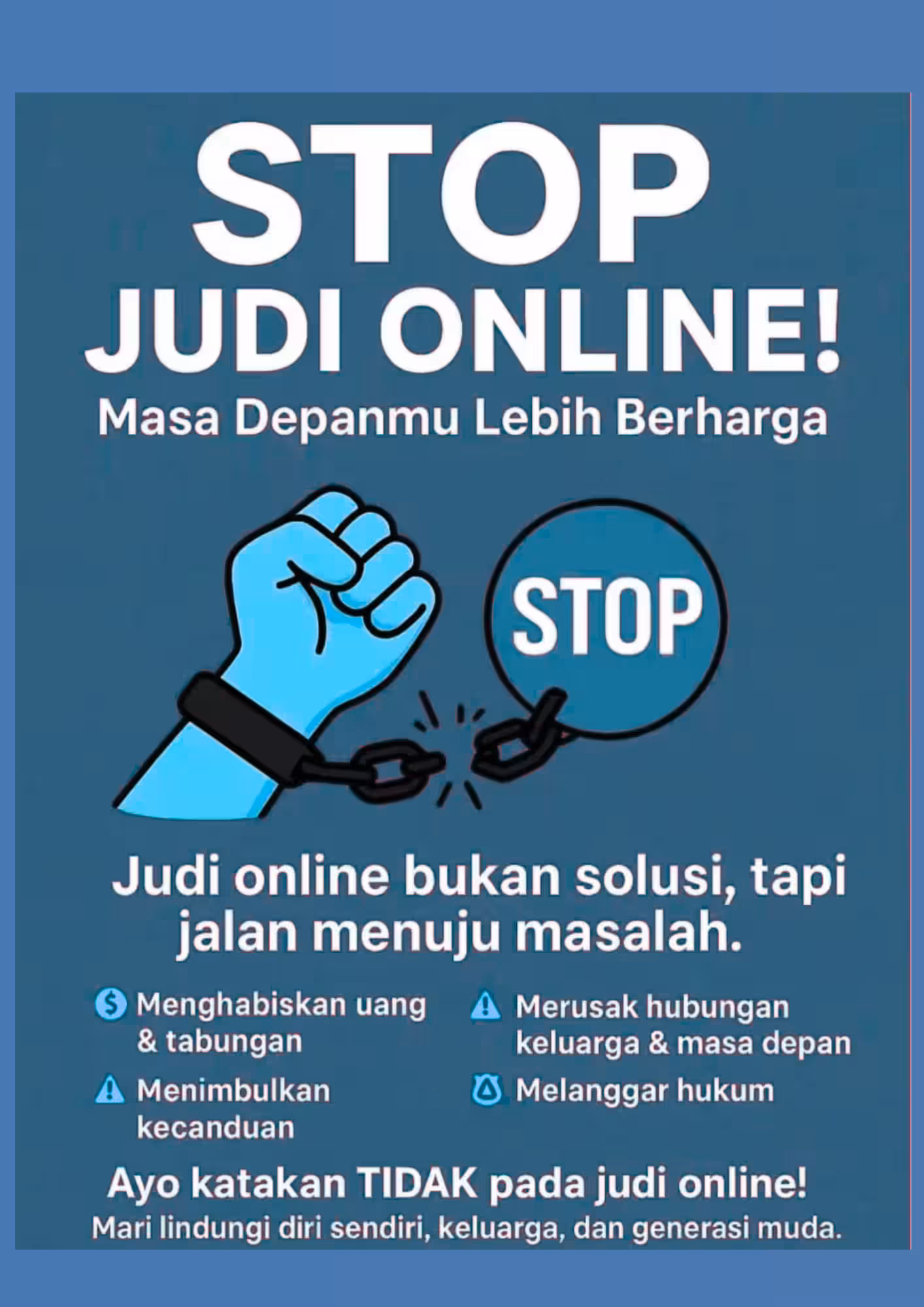 Stop Judi Online (JUDOL) Poster